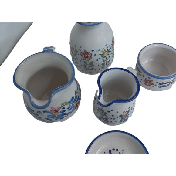 Vintage Berkshire Pottery Pitcher Jug Bowls Assorted SET OF 5 - Picture 4 of 8